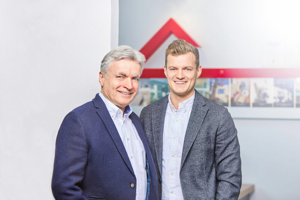 Foto von Rüdiger und Julian Kriemelmann von Kriemelmann Immobilien